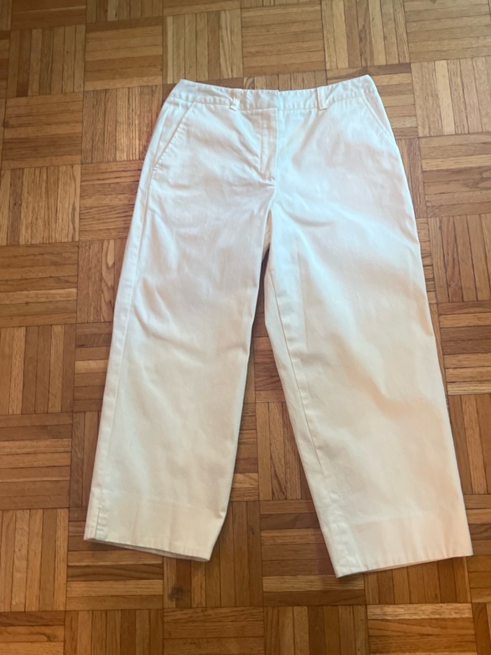 Larry Levine Petite Pale Yellow Pants